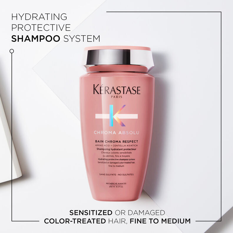 Kerastase Chroma Absolu Bain Chroma Respect 250ml – view 2 | UKIYO Salon Wanaka