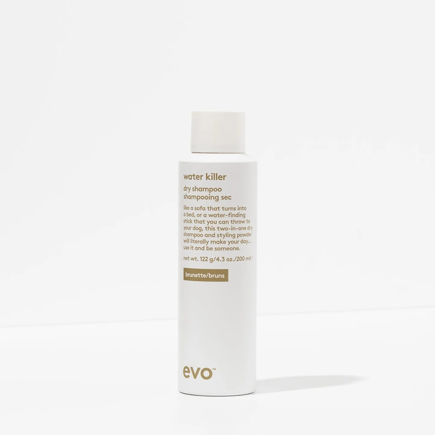 evo Water Killer Brunette Dryshampoo 200ml | UKIYO Salon Wanaka